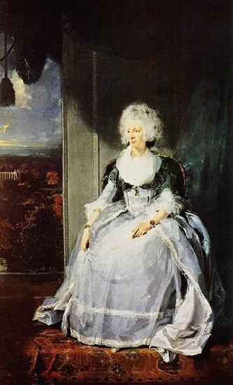 Sir Thomas Lawrence Portrait of Queen Charlotte oil painting image